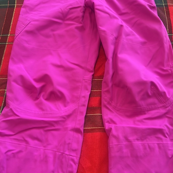 LL Bean Snowpants Kids Fushia pink Size 10 - Picture 4 of 7